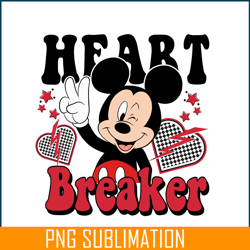 mickey heart breaker png