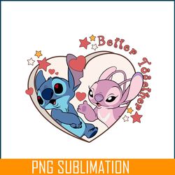 better together stitch png