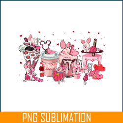pink pig valentine png