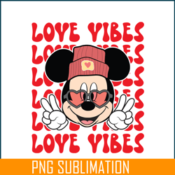 mickey love vibes png