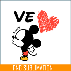 mickey love snack png