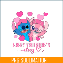 stitch and angle love png