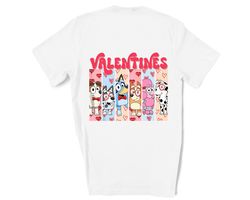 new! happy valentine cartoon shirts, valentine dog cartoon t-shirt, happy valentine's day t-shirt, gift for her