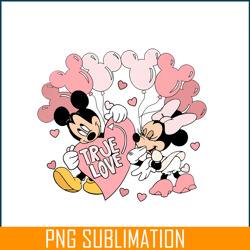 true love mickey couples png