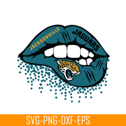 jaguars sexy lips svg png eps, nfl fan svg, national football league svg