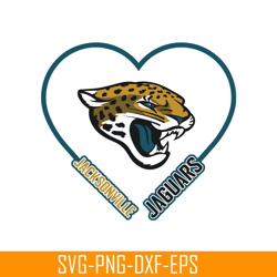 heart for jaguars svg png eps, nfl fan svg, national football league svg