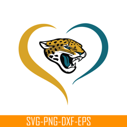 love for jaguars svg png eps, american football svg, national football league svg