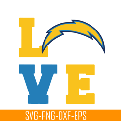 love chargers svg png eps, usa football svg, nfl lovers svg