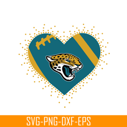 love for jaguars svg png eps, american football svg, national football league svg