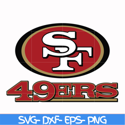 san francisco 49ers logo svg, nfl svg, png, dxf, eps digital file nfl071020201l