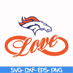 denver broncos love svg, sport svg, nfl svg, png, dxf, eps digital file nfl2410202032t