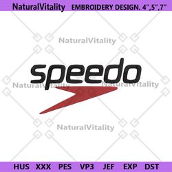 speedo swimwear logo embroidery design download