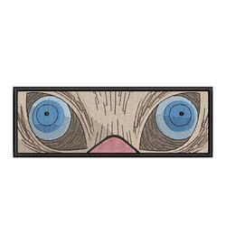inosuke eyes embroidery design file anime demon slayer