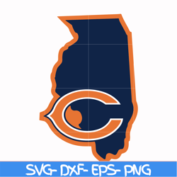 nfl chicago bears home svg, chicago bears svg, bears svg, sport svg, nfl svg, png, dxf, eps digital file nfl111014t