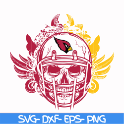 arizona cardinals skull svg, skull cardinals svg, nfl svg, png, dxf, eps digital file nfl1110201l