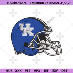 kentucky wildcats helmet machine embroidery design