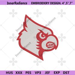 louisville cardinals embroidery design, ncaa embroidery designs, louisville cardinals embroidery instant file