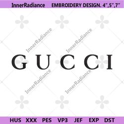 gucci brand wordmark embroidery design download