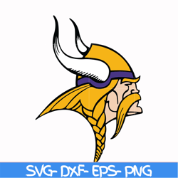 minnesota vikings logo svg, vikings svg, nfl svg, png, dxf, eps digital file nfl2310206l