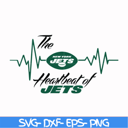 the heartbeat of jets svg, new york jets svg, jets svg, nfl svg, png, dxf, eps digital file nfl24102018l