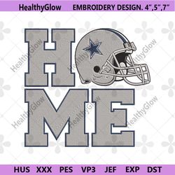 dallas cowboys home helmet embroidery design download file