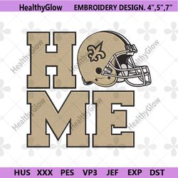 new orleans saints home helmet embroidery design download file