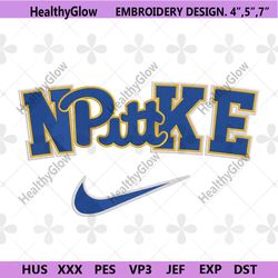 pittsburgh panthers nike logo embroidery design download file