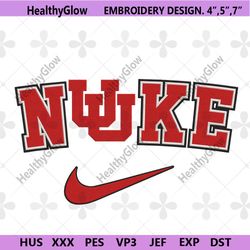 utah utes nike logo embroidery design download file