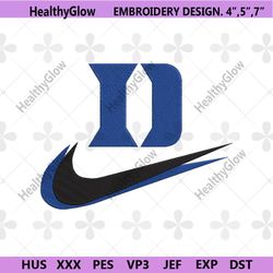 clemson tigers double swoosh nike logo embroidery design file