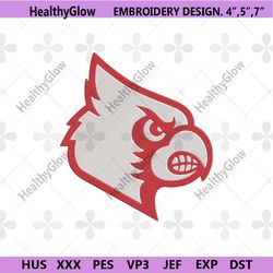 louisville cardinals embroidery design, ncaa embroidery designs, louisville cardinals embroidery instant file