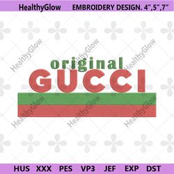 gucci original logo brand embroidery design download