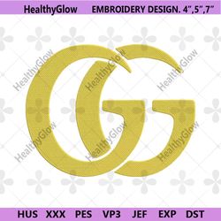 gucci brand symbol logo embroidery instant download