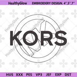 michael kors outlines logo embroidery design download