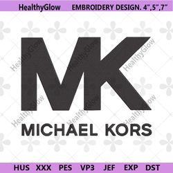 michael kors logo symbol text embroidery download file