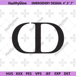 christian dior logo brand embroidery design download