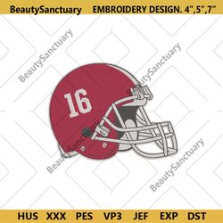 alabama crimson tide football helmet logo machine embroidery