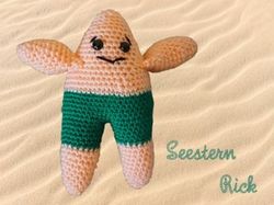 crochet pattern for the starfish rick