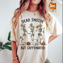 comfort colors skeleton halloween shirt, womens pumpkin halloween sweatshirt, funny halloween outfit, fall tee, oversize