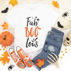 fab boo lous shirt halloween shirt halloween gift halloween teacher shirt boo shirt halloween clothes hey boo gift for