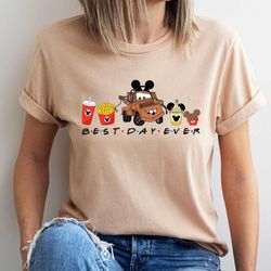 mater best day ever shirt, cars movie shirt, disneyland snacks shirt, disney trip tee, mater with mickey ears, disney pi