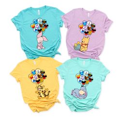 winnie the pooh shirts, baby pooh shirt, baby winnie the pooh characters, disney kids shirt, disney family matching shir