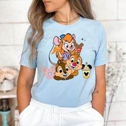 chip n dale gadget hackwrench shirts, chip n dale snacks shirt, gadget hakwrench shirts, chip n dale gift, disney friend