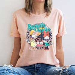 disney beach mode shirt,minnie and daisy vacation shirt, disney minnie shirt, disney daisy shirt, disney friends shirt,