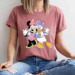 disney best friends shirt,disney minnie shirt, disney daisy shirt, disney minnie and daisy gift shirt, disney besties sh