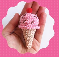 little ice cream amigurumi crochet pattern