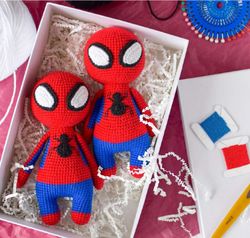 spiderman  amigurumi pdf pattern toys patterns