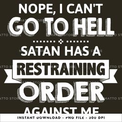 nope, i can't go to hell instant download, png download