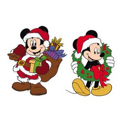 mickey mouse christmas svg, disney svg, disney character svg, cartoon character svg, movie character svg, disney gift sv