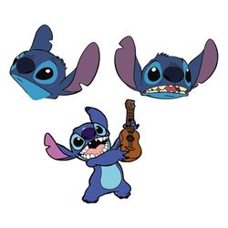 stitch bundle file svg, disney svg, disney character svg, cartoon character svg, movie character, disney gift svg, lilo