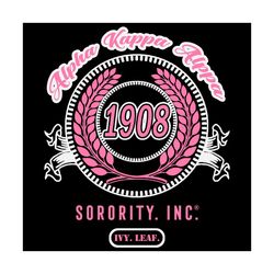 alpha kappa alpha sorority 1908, sorority svg, aka girl gang svg, aka sorority